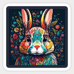 Rainbow Hare #003 Sticker